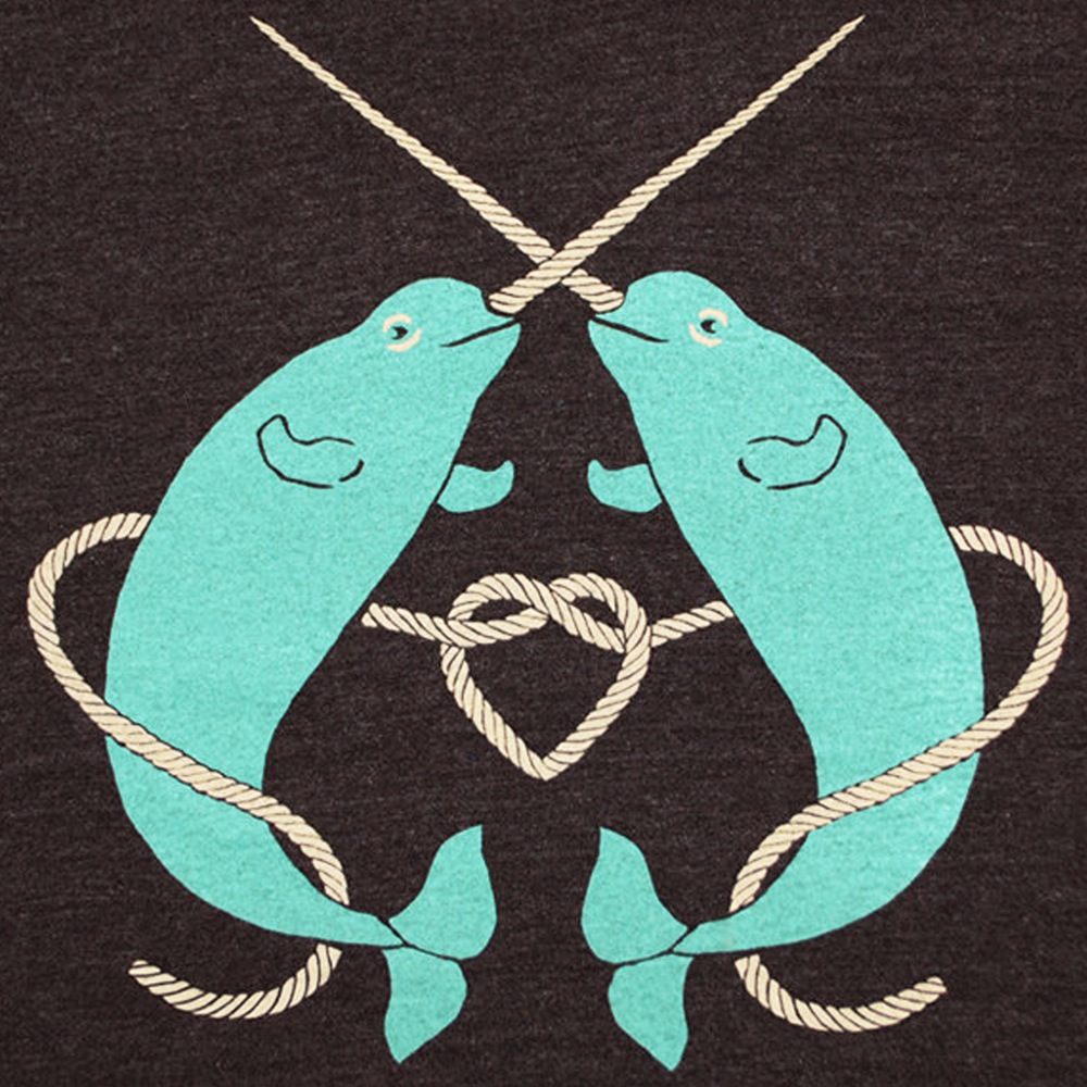 narwhals_tshirt_narwhal_dolphin_whale gnome